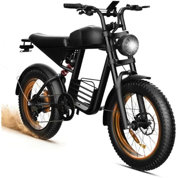 Electric Bike for Adults with Peak 1600W Peak Motor,Max Speed 35MPH,Up to 60Miles,Moped ebikes with 18.9AH Battery,20" Fat Tire Adult Electric Bicycle,Shipped from USA Warehouse