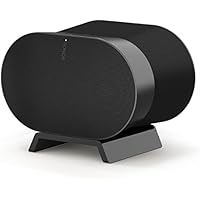 Acrylic Table Stand for Sonos ERA 300 Wireless Speaker - Desktop Decorative Bracket Mounting Accessories for Sonos ERA 300 (Black, 1-Pack)
