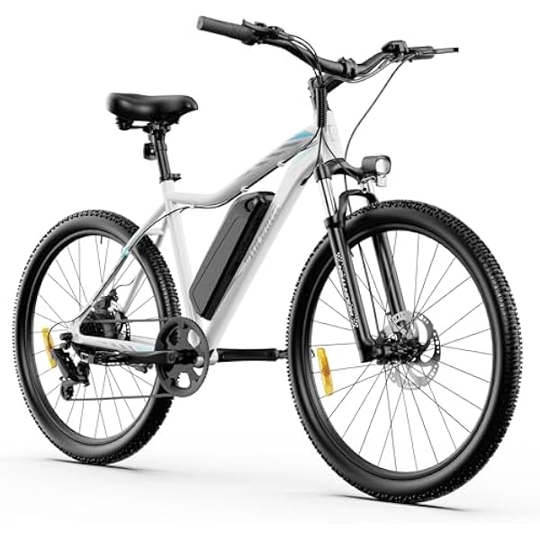 Mate/Discover Electric Bike for Adults, 1000W/750W Peak Motor 37KM/H Top Speed, Removable Battery, 7-Speed Mountain E-Bike with Lockable Suspension Fork, LCD Display for Commuting