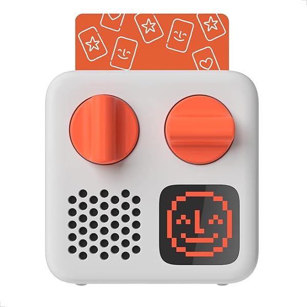 Mini (2024 Edition) + Make Your Own Card – Kids Screen-Free Bluetooth Audio Player, All-in-1 Travel Device Plays Stories Music Podcast Radio Ok-to-Wake Clock, Use as Speaker or with Headphones