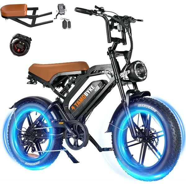 Moped Style 750W/1500W Electric Bike for Adults,28mph/30mph/33mph Ebike&34-80Miles PAS Range,48V15.6ah/18.2ah/ (874Wh) Larger Battery, 20'' Fat Tire Electric Bike,UL 2849 Certified.