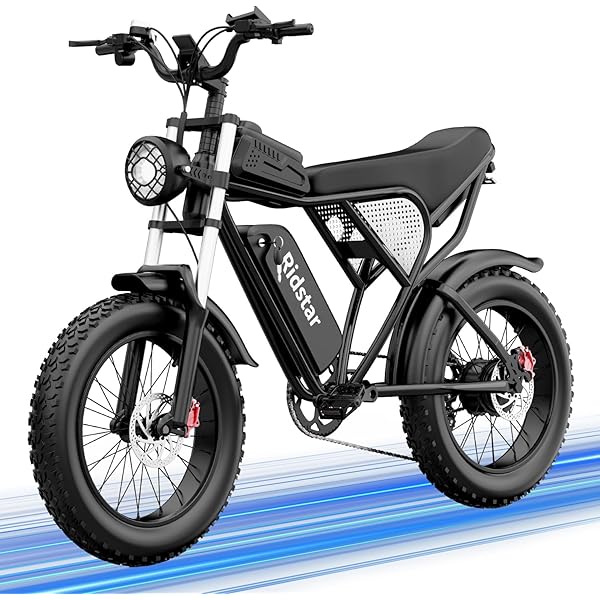 Electric Bike for Adults Q20, 2000/1500W, 37/30MPH,52V 40AH,48V/20AH E-Bike,30-180 Miles Electric Motorcycle, 20" Fat Tire Dirt Bike, UL2849 All Terrain for Mountains, Snow, Sand, Road