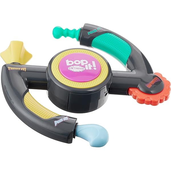 Bop It Extreme Electronic Game for 1 or More Players, Fun Party Interactive Game for Kids Ages 8+, 4 Modes Including One-On-One Mode (Amazon Exclusive)